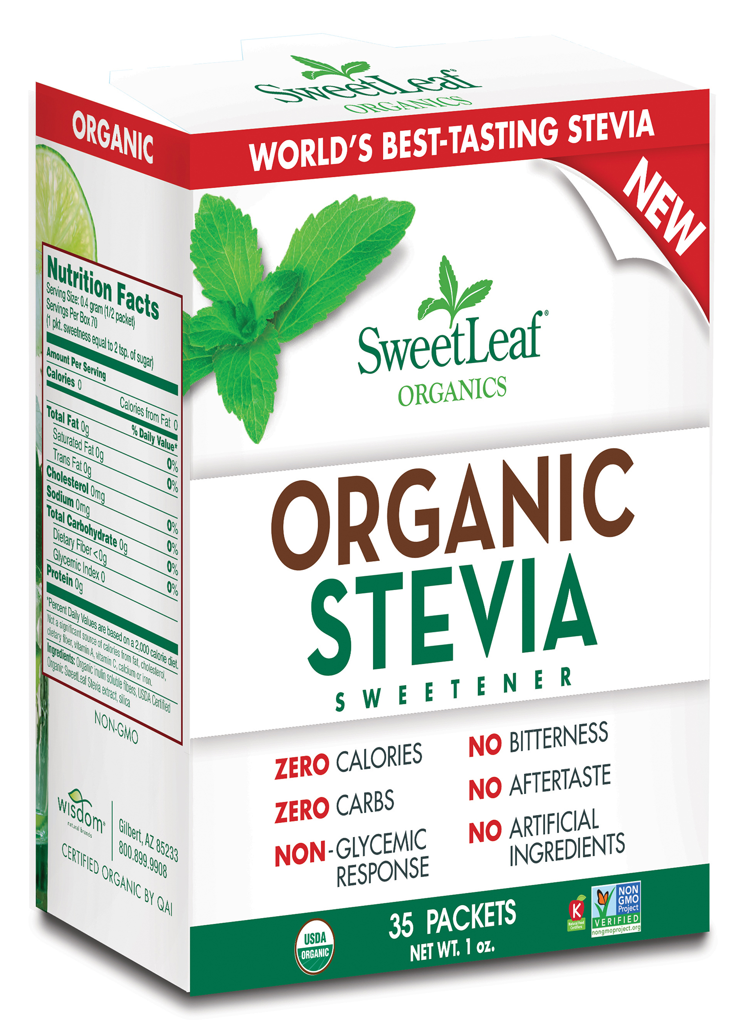 Sweetleaf Organic Stevia
